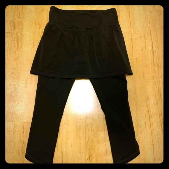 Athleta Pants - ATHLETA skirt with high rise leggings black size M